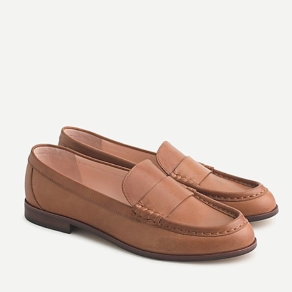 Jcrew Size 6 Classic Leather Penny Loafers